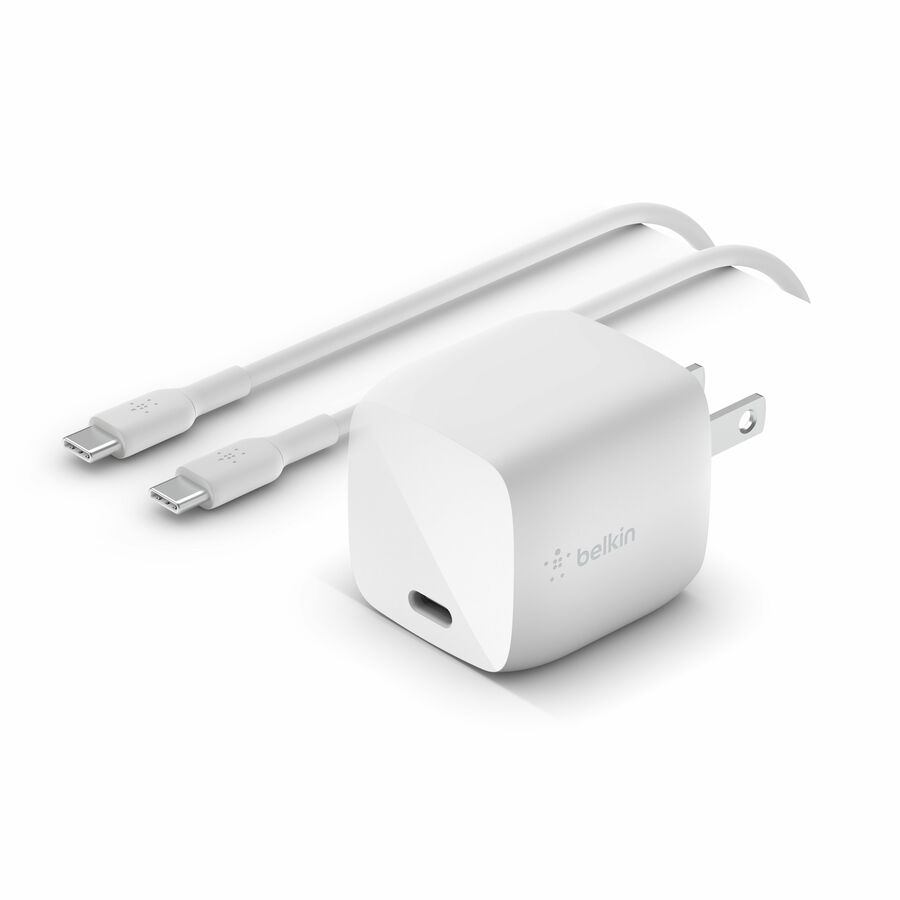 Belkin BoostCharge 30W USB-C GaN Wall Charger (USB-C Cable included) - Power Adapter