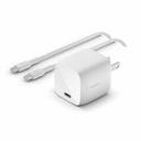 Belkin BoostCharge 30W USB-C GaN Wall Charger (USB-C Cable included) - Power Adapter