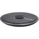 Manhattan Smartphone Wireless Charging Pad, QI certified, 10W, 7.5W and 5W charging, USB-C to USB-A cable included, USB-C input into pad, Cable 1.5m, Black, Three Year Warranty, Boxed