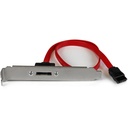 StarTech 18in 1 Port SATA to eSATA Plate Adapter