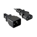 Unirise Standard Power Cord - For Electronic Equipment - 15 A - Blue - 4 ft Cord Length - IEC 60320 C13 / IEC 60320 C20