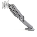 StarTech.com Desk Mount Dual Monitor Arm with USB & 3.5mm Audio, Desk Clamp Ergonomic VESA Mount for up to 32" (17.6lb/8kg) Displays - VESA 75x75/100x100mm desk mount dual monitor arm supports displays up to 32in (17.6lb) per arm - Desk clamp monitor mount with 2 USB 2.0/audio passthrough ports - Full motion ergonomic articulating arms, adjustable height, tilt/swivel/rotate screen