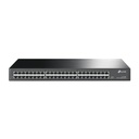 TP-LINK TL-SG1048 - 48-Port Gigabit Ethernet Switch - Plug and Play - Sturdy Metal w/ Shielded Ports - Rackmount - Fanless - Traffic Optimization - Unmanaged - Black