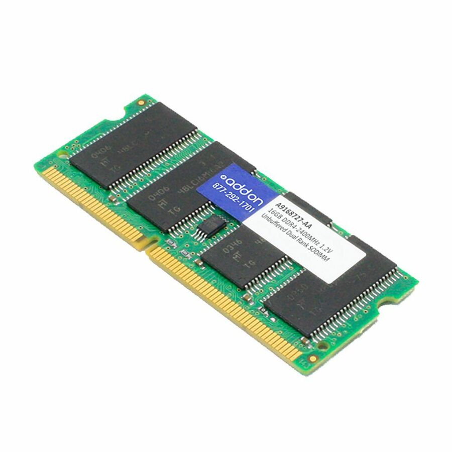 AddOn Dell® A9168727 Compatible Factory Original 16GB DDR4-2400MHz Dual Rank x8 1.2V 260-pin SO-DIMM