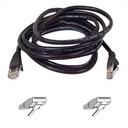 Belkin Patch Cord - RJ-45 Male - RJ-45 Male - 20ft - Black