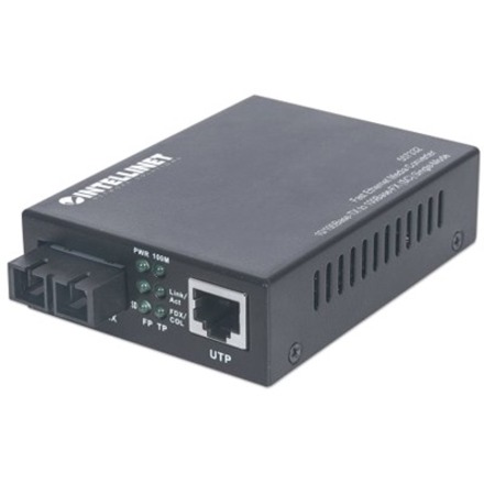 Fast Ethernet Single Mode Media Converter, 10/100Base-Tx to 100Base-Fx (SC) Single-Mode, 20km