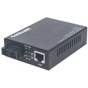 Fast Ethernet Single Mode Media Converter, 10/100Base-Tx to 100Base-Fx (SC) Single-Mode, 20km