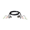 ATEN 1.8M USB HDMI to DVI-D KVM Cable with Audio