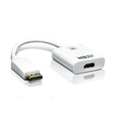 Aten DisplayPort to 4K HDMI Active Adapter - DisplayPort/HDMI for Audio/Video Device, TV - 1 Pack - 1 x DisplayPort Male Digital Audio/Video - 1 x HDMI Female Digital Audio/Video