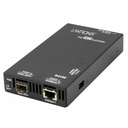 Stand-alone 10 Gigabit Ethernet Media Converter 10GBase-T Copper to Fiber