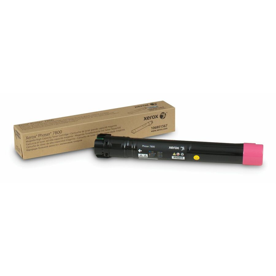 Xerox Genuine Phaser® 7800 Magenta High capacity Toner Cartridge (17200 Pages) - 106R01567