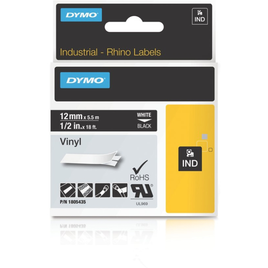 Dymo Black on White ID Label