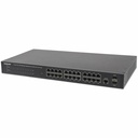 24-Port Gigabit Ethernet PoE+ Web-Managed Switch with 2 SFP Ports, 24 x PoE ports, IEEE 802.3at/af Power over Ethernet (PoE+/PoE), 2 x SFP, Endspan, 19" Rackmount