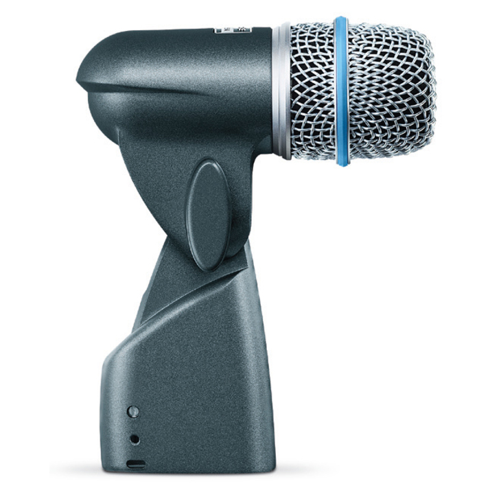 Shure Beta 56A Wired Dynamic Microphone - Silver Blue