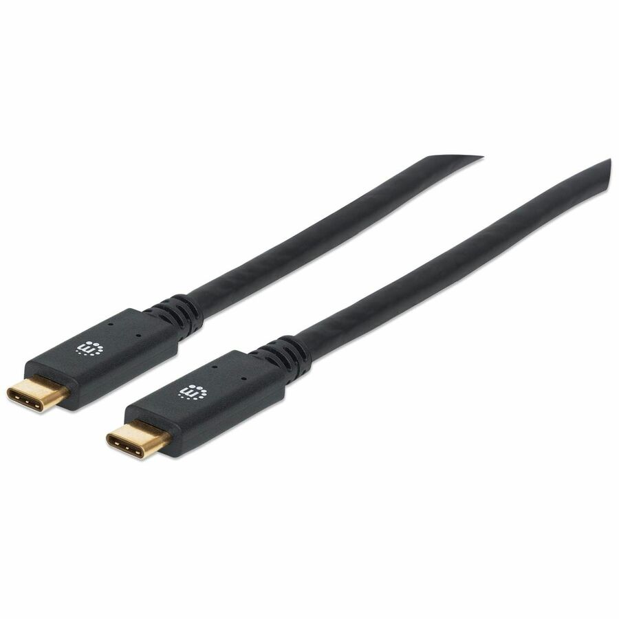 USB-C to USB-C Cable, 2m, Male to Male, 5 Gbps (USB 3.2 Gen1 aka USB 3.0), 3A (fast charging), SuperSpeed USB, Black, Lifetime Warranty, Equivalent to USB315CC2M