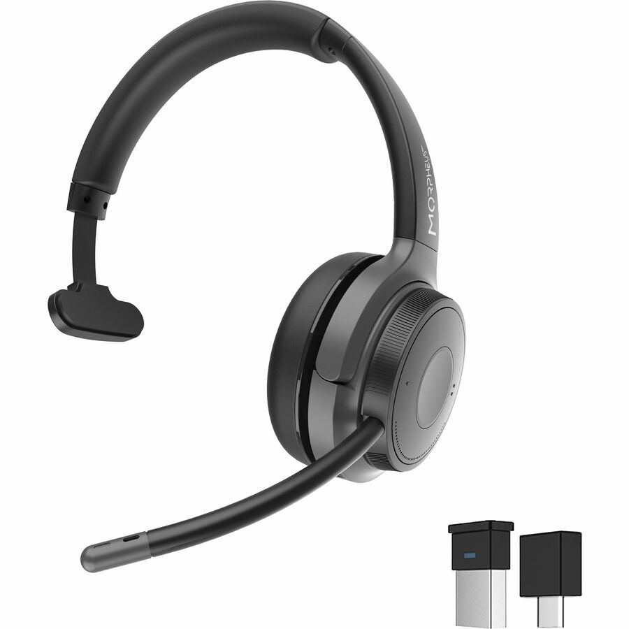 Morpheus 360 Advantage Wireless Mono Headset with Detachable Boom Microphone HS6200MBT