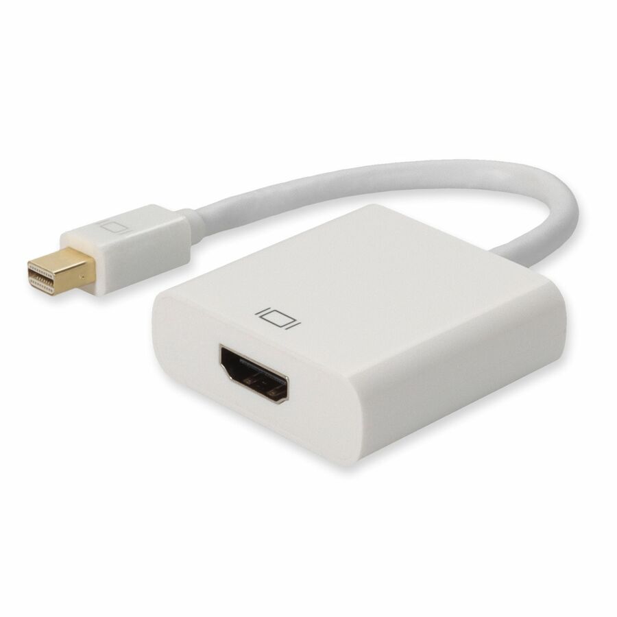 5PK Mini-DisplayPort 1.1 Male to HDMI 1.3 Female White Adapters For Resolution Up to 2560x1600 (WQXGA)
