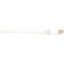 Black Box Connect Cat.6 UTP Patch Network Cable - 3 ft Category 6 Network Cable for Network Device - First End: 1 x RJ-45 Network - Male - Second End: 1 x RJ-45 Network - Male - 1 Gbit/s - Patch Cable - Gold Plated Contact - CM - 26 AWG - White - 1 Each