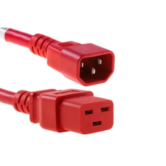 Unirise Standard Power Cord - For Electronic Equipment - 250 V AC / 15 A - IEC 60320 C14 / IEC 60320 C19