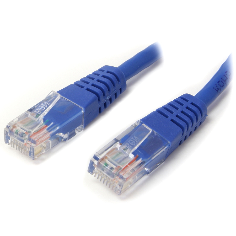 StarTech 7ft Blue Molded Cat5e UTP Patch Cable