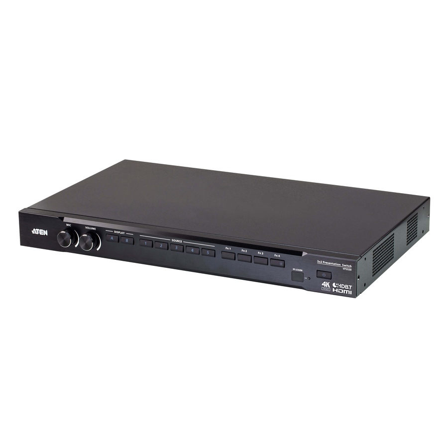 ATEN VP3520 5 x 2 True 4K Seamless Presentation Matrix Switch with Control