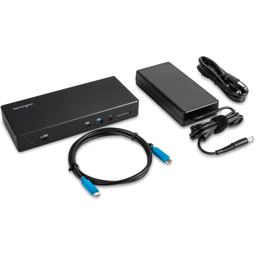 Kensington SD4850P USB-C 10Gbps Triple Monitor Driverless Docking Station with 100W Power Delivery, DP++/HDMI, Windows