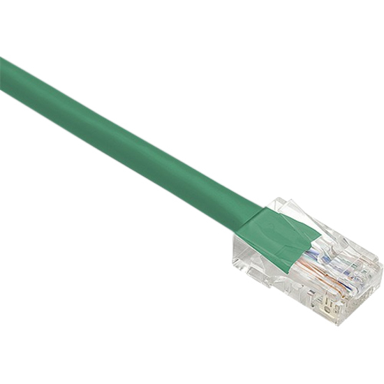 Unirise Cat.6 Patch UTP Network Cable - 10 ft Category 6 Network Cable for Network Device - First End: 1 x RJ-45 Network - Male - Second End: 1 x RJ-45 Network - Male - Patch Cable - Green
