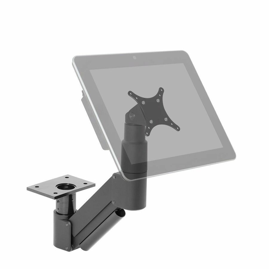 HAT Design Works 3520-250-104 Desk Mount for Monitor, Touchscreen Monitor - Vista Black - Landscape/Portrait