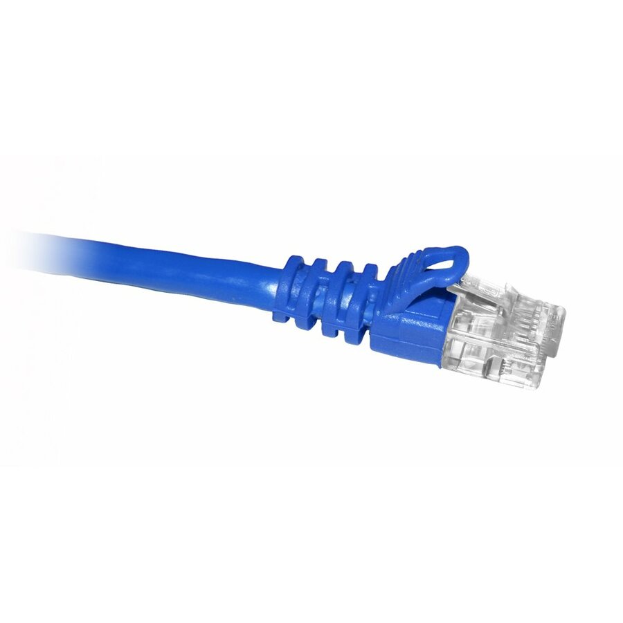 ENET Cat5e Blue 2 Foot Patch Cable with Snagless Molded Boot (UTP) High-Quality Network Patch Cable RJ45 to RJ45 - 2Ft
