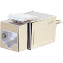 C2G 90° Cat6 RJ45 UTP Shielded Keystone Jack - Silver