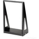 StarTech 2-Post 16U Heavy-Duty Desktop Server Rack, Small Open Frame 19in Network Rack for Home/Office IT Equipment, TAA Compliant