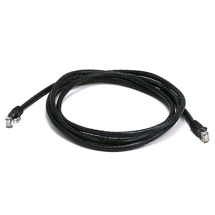 Monoprice Cat5e 24AWG UTP Ethernet Network Patch Cable, 7ft Black
