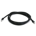 Monoprice Cat5e 24AWG UTP Ethernet Network Patch Cable, 7ft Black