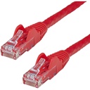 StarTech 5ft CAT6 Ethernet Cable - Red Snagless Gigabit - 100W PoE UTP 250Mhz Category 6 Patch Cord UL Certified Wiring/TIA
