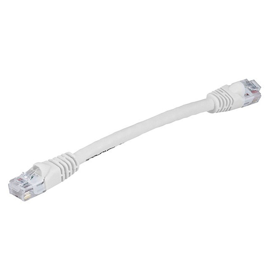 Monoprice Cat6 24AWG UTP Ethernet Network Patch Cable, 6-inch White