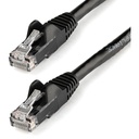 StarTech 9ft CAT6 Ethernet Cable - Black Snagless Gigabit - 100W PoE UTP 250Mhz Category 6 Patch Cord UL Certified Wiring/TIA