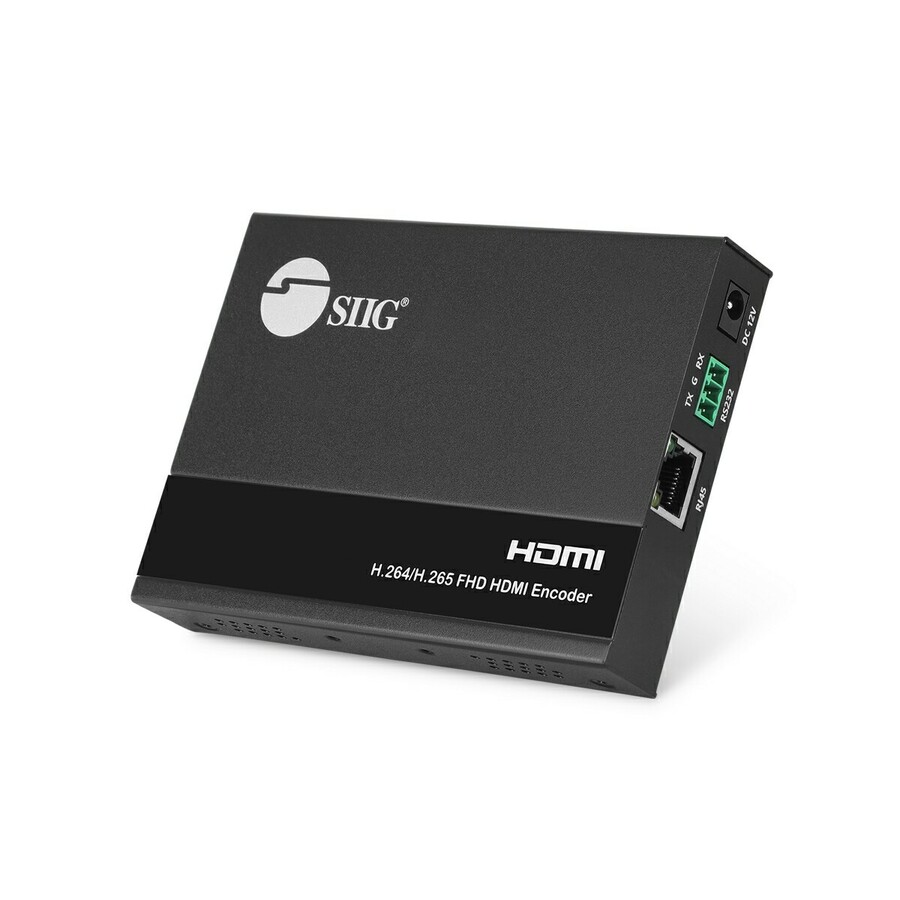 SIIG 1080p HDMI Video H.264 H.265 IPTV Encoder with Loopout
