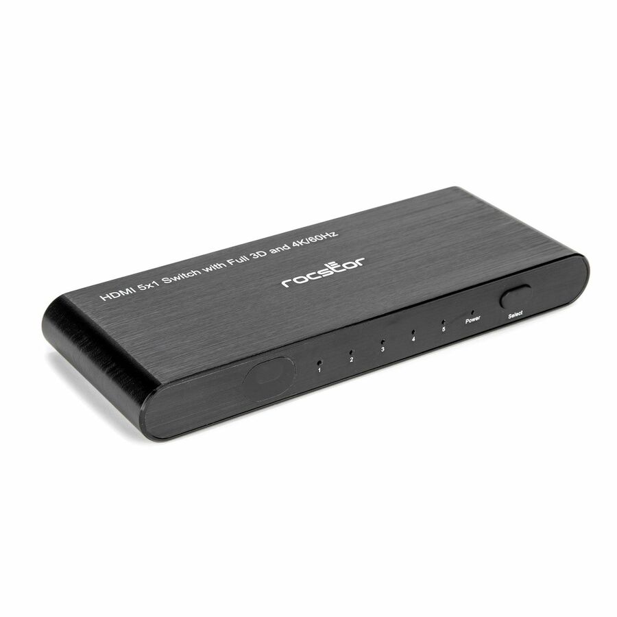 Rocstor 5 Port HDMI (2.0) Splitter 4K/60Hz Supports HDR & (EDID)