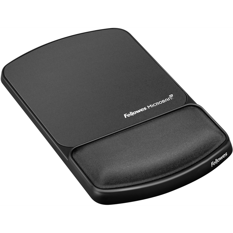 Fellowes® MICROBAN® Gel Mouse Pad Wrist Support - Graphite (9175101)