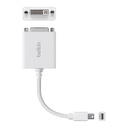 Belkin Mini DisplayPort to DVI Adapter, M/F, 1080p