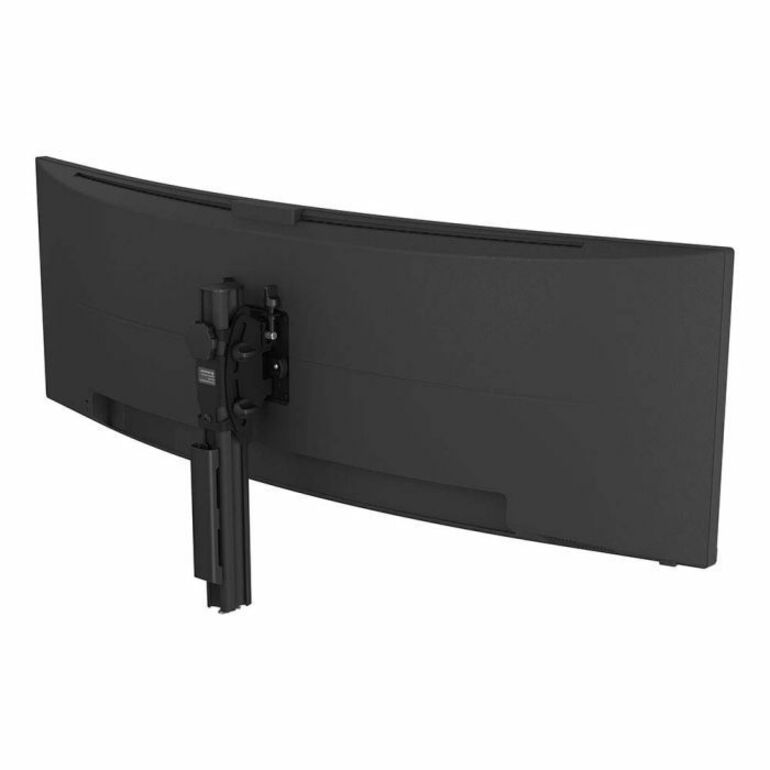 Atdec Desk Mount for Curved Screen Display, Monitor, Flat Panel Display - Black - Horizontal/Vertical