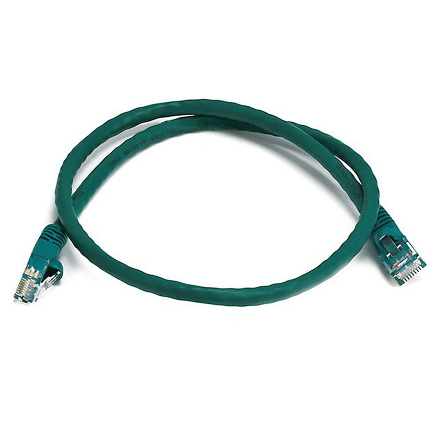 Monoprice Cat6 24AWG UTP Ethernet Network Patch Cable, 2ft Green
