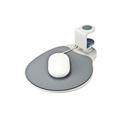 UNDER DESK SWIVEL ERGONOMIC MOUSE PLATFORM WHITE