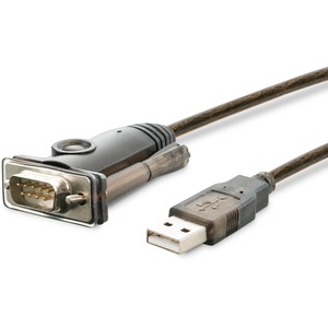 Plugable USB to Serial RS-232 Adapter (5ft) with COM Retention