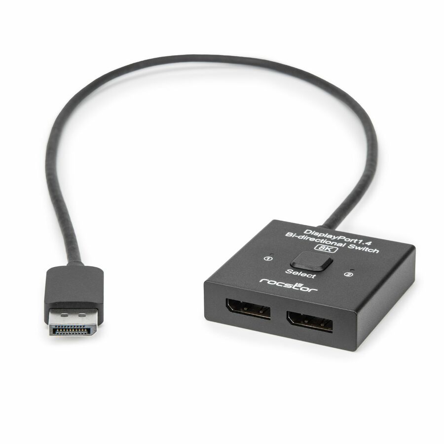 Rocstor Premium DisplayPort1.4 Bi-directional Switcher for 8K