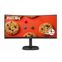 Philips 34B2U3600C 34" Class WQHD Curved Screen LED Monitor - 21:9 - Black