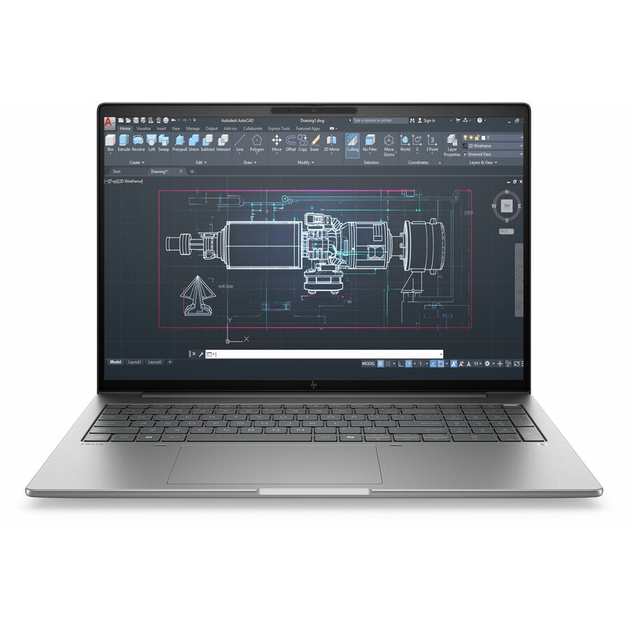 HP ZBook 8 G1i 16" Mobile Workstation - Intel Core Ultra 7 2nd Gen 255H - 32 GB - 1 TB SSD - English Keyboard - Meteor Silver