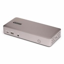 StarTech Triple-Monitor USB4 Docking Station, 4K 60Hz HDMI or DisplayPort, 6x USB Hub, 2.5GbE, 100W Charging, Driverless USB-C Dock
