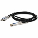 AddOn Juniper Networks QDD-2X200G-2M Compatible TAA 400GBase-CU QSFP-DD 400G to 2xQSFP56 200G PAM-4 Direct Attach Cable (Passive Twinax, 2m)