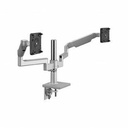 Humanscale M/Flex X22TBS Desk Mount for Monitor - Silver, Gray
